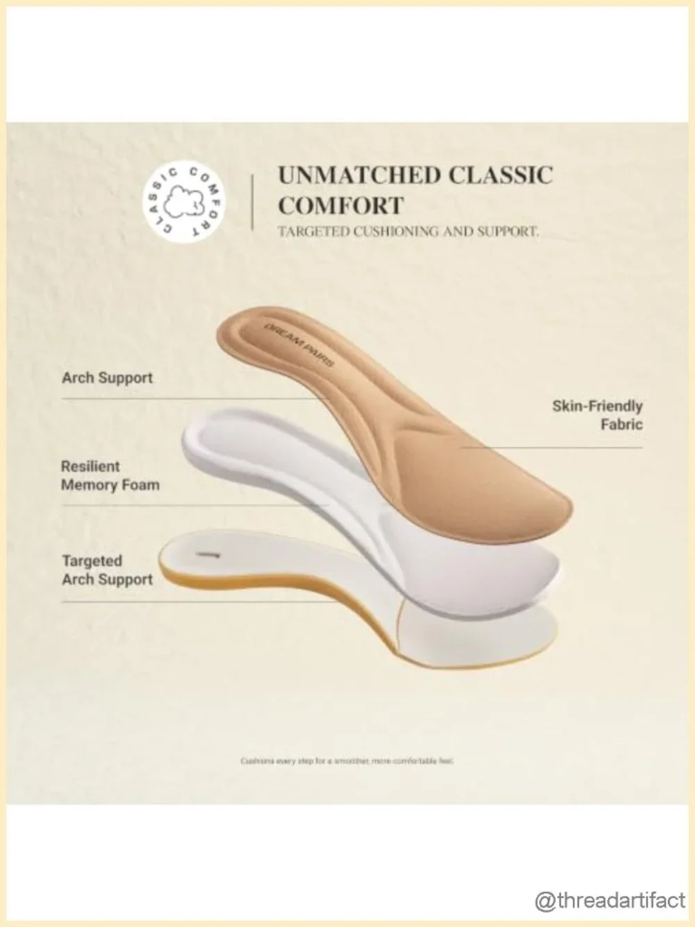 Women's Kitten Heel Pump with Memory Foam Arch Support